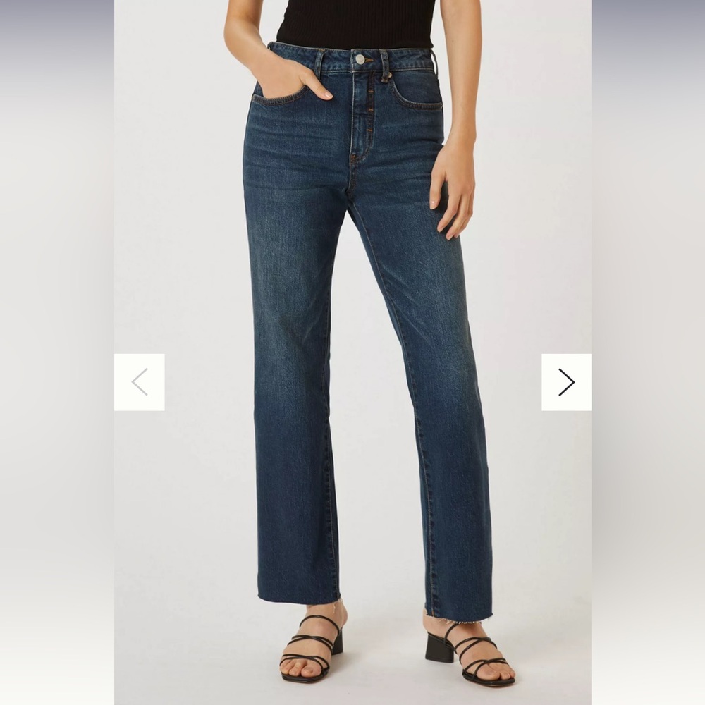 Pilcro Classic Ultra High Rise Straight Jeans